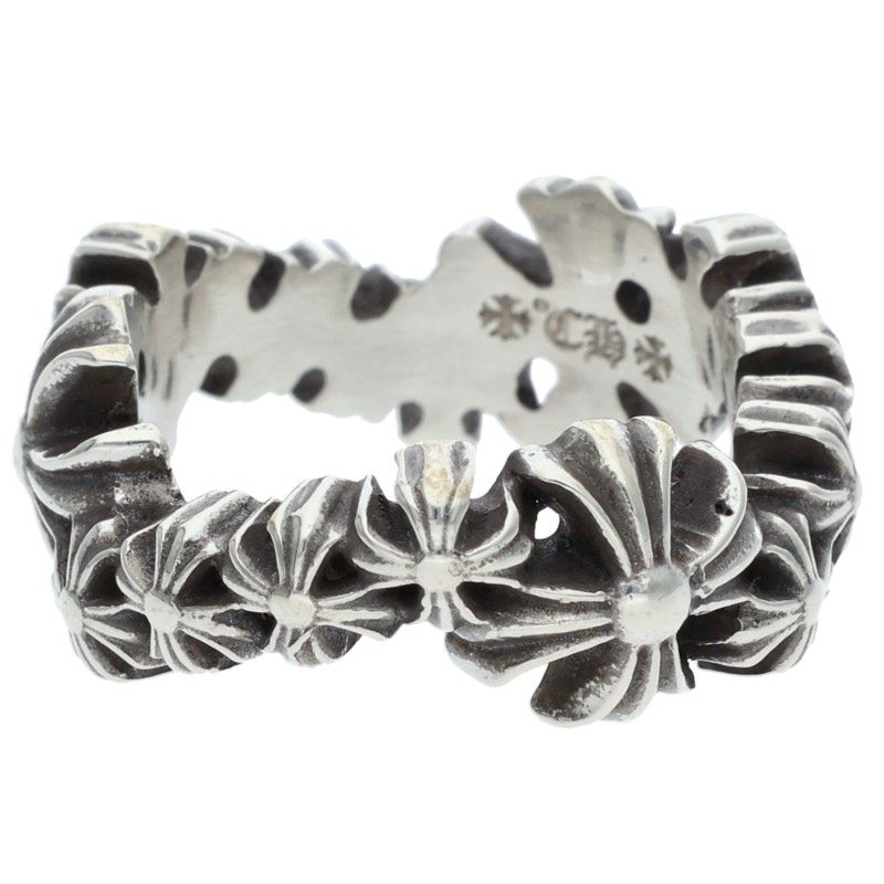 Chrome Hearts PLUS WAVE Silver Ring Size ONE SIZE