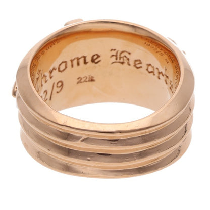 Chrome Hearts 22K Dagger Pave Diamond Ring Size 19.5
