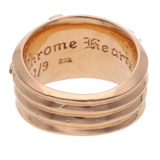 Chrome Hearts 22K Dagger Pave Diamond Ring Size 19.5