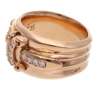Chrome Hearts 22K Dagger Pave Diamond Ring Size 19.5