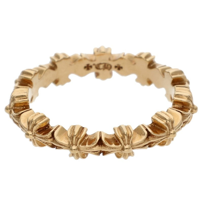 Chrome Hearts 22K Tiny E CH Plus Gold Ring Size ONE SIZE