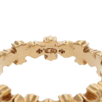 Chrome Hearts 22K Tiny E CH Plus Gold Ring Size ONE SIZE