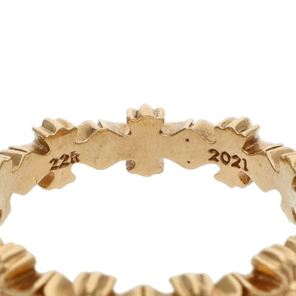 Chrome Hearts 22K Tiny E CH Plus Gold Ring Size ONE SIZE