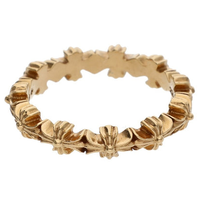 Chrome Hearts 22K Tiny E CH Plus Gold Ring Size ONE SIZE