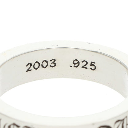 Chrome Hearts 6mm Spacer F*** You Silver Ring Size 23.5