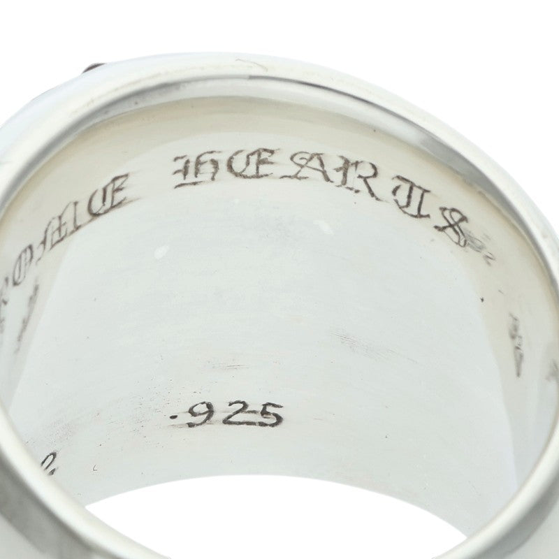 Chrome Hearts Classic Oval Cross Silver Ring Size JP 28