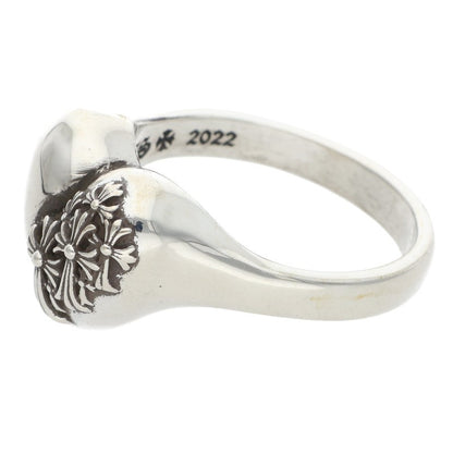 Chrome Hearts R.I.P. Heart Silver Ring Size ONE SIZE