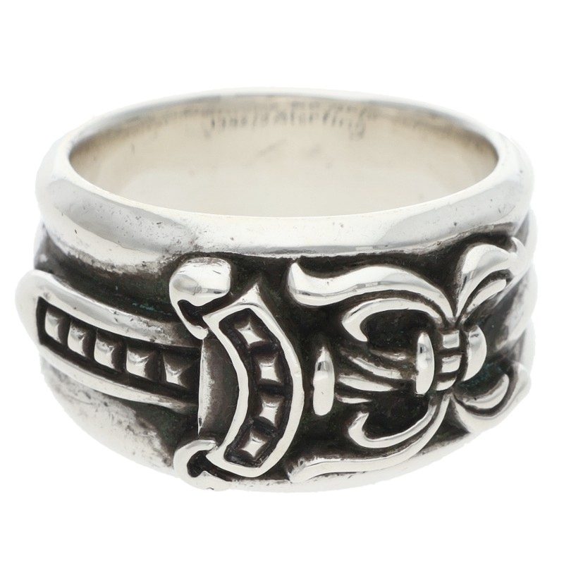 Chrome Hearts Dagger Sterling Silver Ring Size 17.5