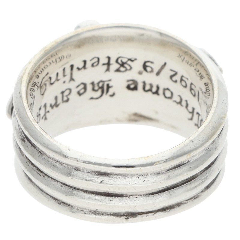 Chrome Hearts Dagger Sterling Silver Ring Size 17.5