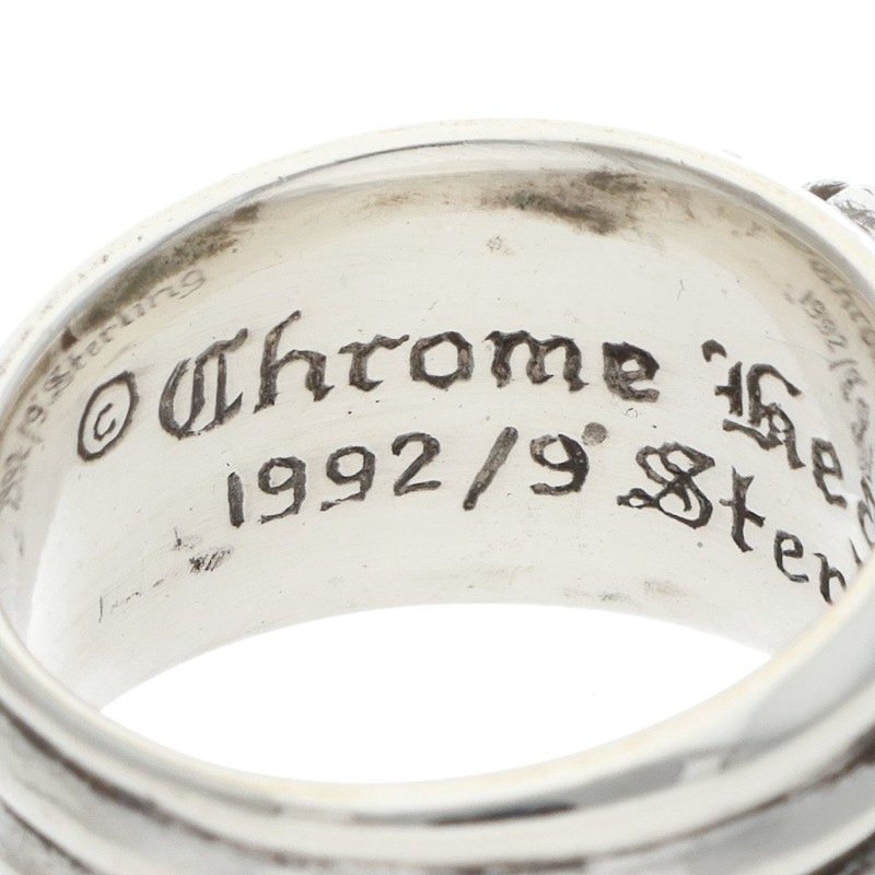 Chrome Hearts Dagger Sterling Silver Ring Size 17.5
