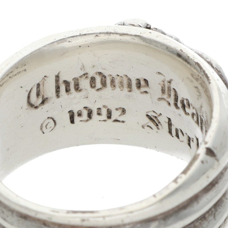 Chrome Hearts Dagger Sterling Silver Ring Size 19.5