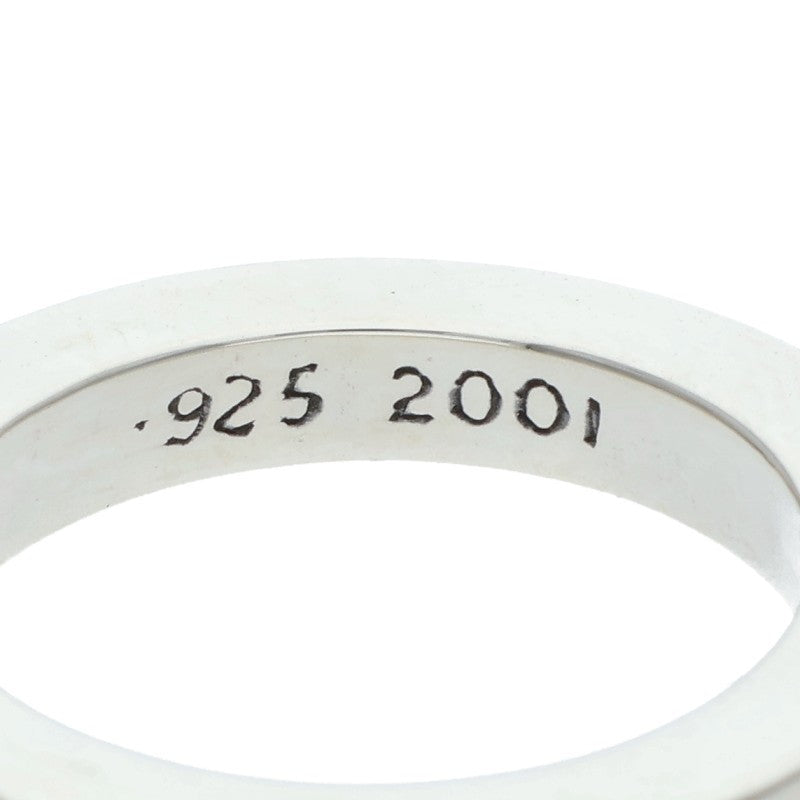Chrome Hearts 3mm Spacer Plain Silver Ring Size ONE SIZE