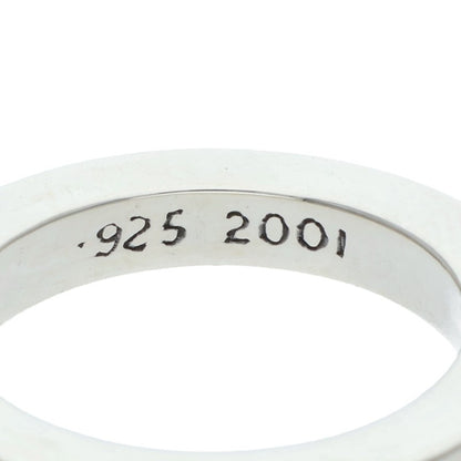 Chrome Hearts 3mm Spacer Plain Silver Ring Size ONE SIZE
