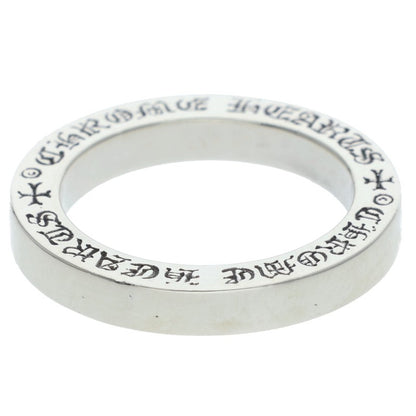 Chrome Hearts 3mm Spacer Plain Silver Ring Size ONE SIZE