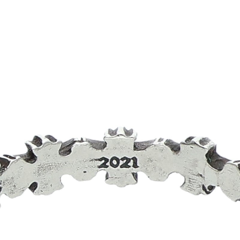 Chrome Hearts Tiny E CH Plus Band Silver Ring Size ONE SIZE