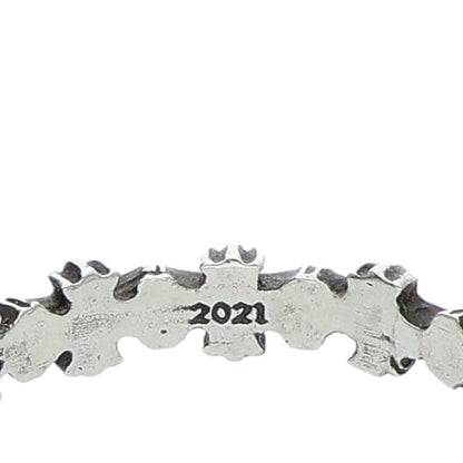 Chrome Hearts Tiny E CH Plus Band Silver Ring Size ONE SIZE