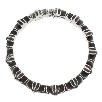 Chrome Hearts Tiny E CH Plus Band Silver Ring Size ONE SIZE