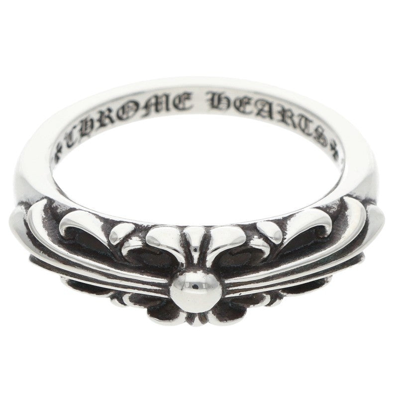 Chrome Hearts Baby Classic Floral Silver Ring Size 14.5