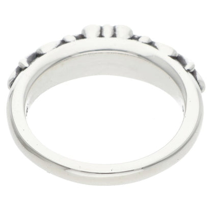 Chrome Hearts Baby Classic Floral Silver Ring Size 14.5