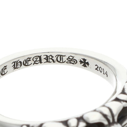 Chrome Hearts Baby Classic Floral Silver Ring Size 14.5