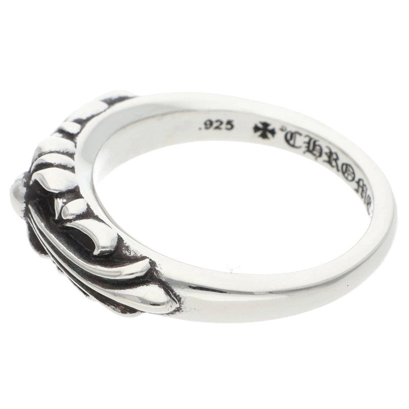 Chrome Hearts Baby Classic Floral Silver Ring Size 14.5
