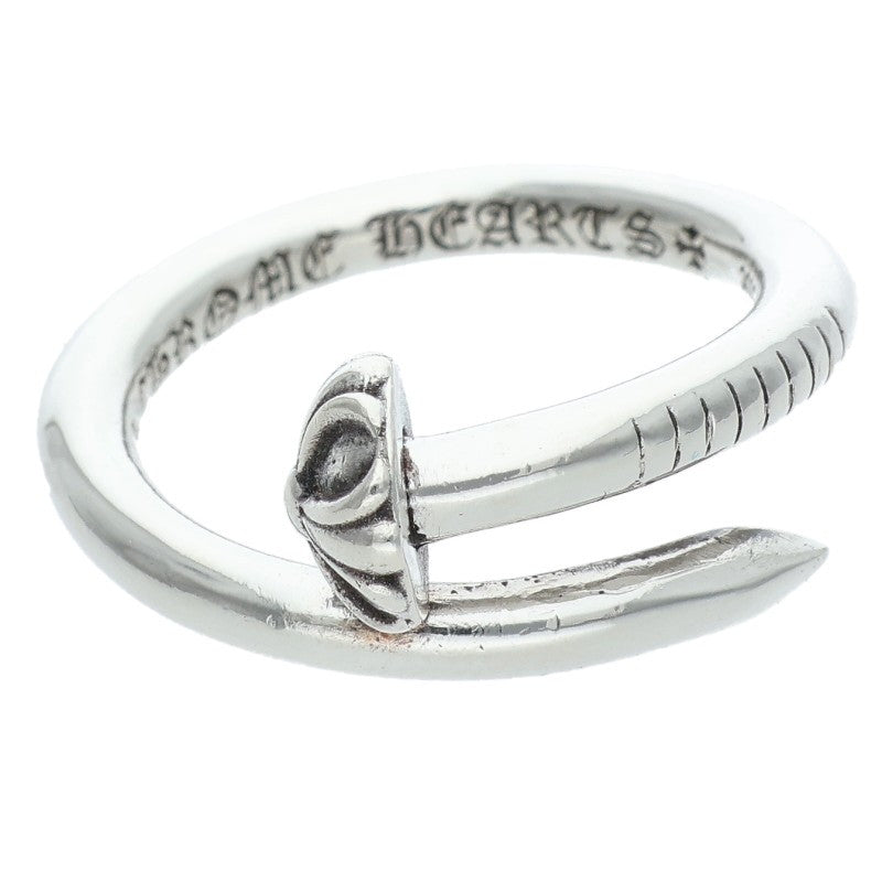 Chrome Hearts NAIL CRSBALL Silver Ring Size JP 18