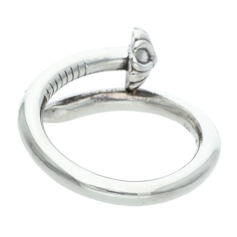 Chrome Hearts NAIL CRSBALL Silver Ring Size JP 18