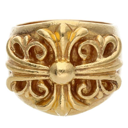 Chrome Hearts 22K Keeper Gold Ring Size ONE SIZE