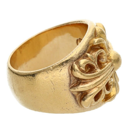 Chrome Hearts 22K Keeper Gold Ring Size ONE SIZE