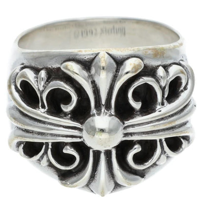 Chrome Hearts Keeper Sterling Silver Ring Size 20.5