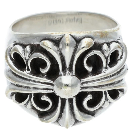Chrome Hearts Keeper Sterling Silver Ring Size 20.5