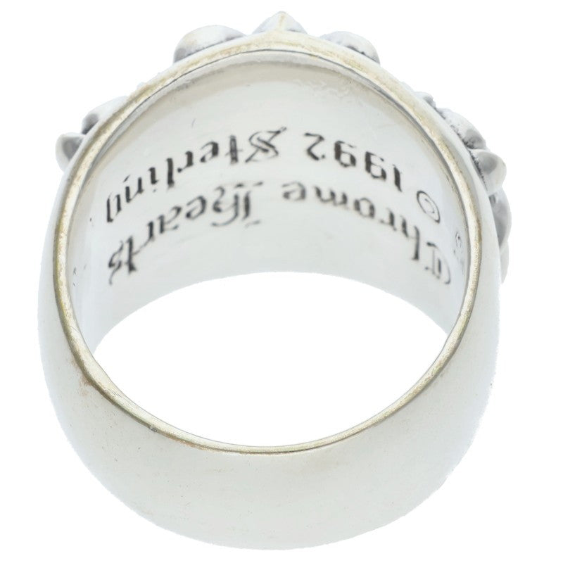 Chrome Hearts Keeper Sterling Silver Ring Size 20.5