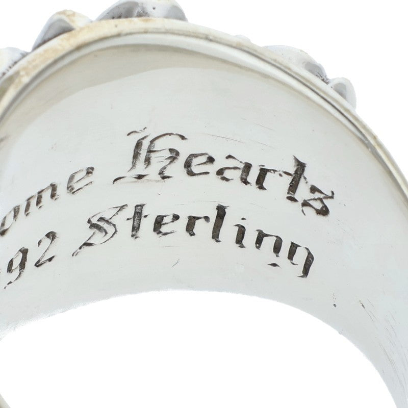 Chrome Hearts Keeper Sterling Silver Ring Size 20.5