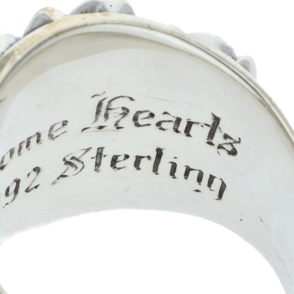 Chrome Hearts Keeper Sterling Silver Ring Size 20.5