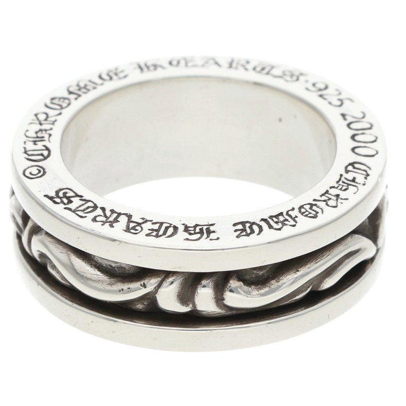 Chrome Hearts Spinner Scroll 925 Silver Ring Size ONE SIZE