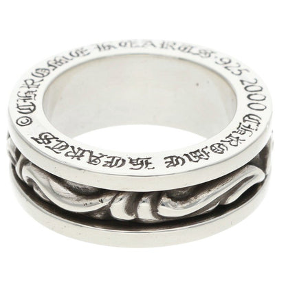 Chrome Hearts Spinner Scroll 925 Silver Ring Size ONE SIZE