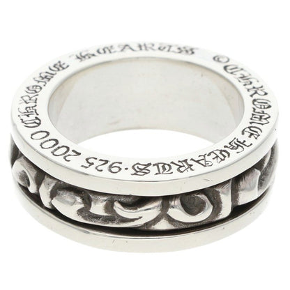 Chrome Hearts Spinner Scroll 925 Silver Ring Size ONE SIZE
