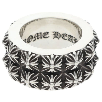 Chrome Hearts PETE PUNK DOUBLE 925 Silver Ring Size JP 14