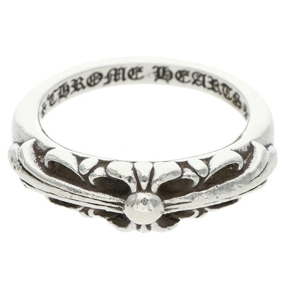 Chrome Hearts BABY CLASSIC Floral Cross Ring Size ONE Silver