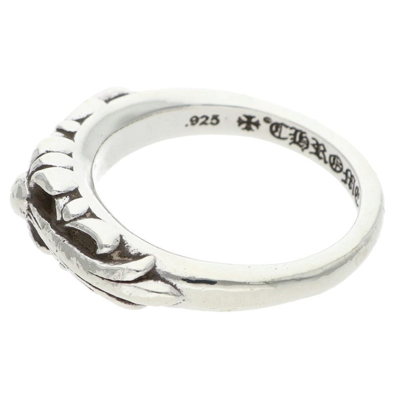 Chrome Hearts BABY CLASSIC Floral Cross Ring Size ONE Silver