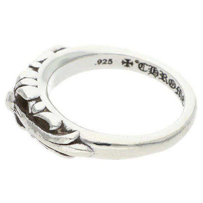 Chrome Hearts BABY CLASSIC Floral Cross Ring Size ONE Silver