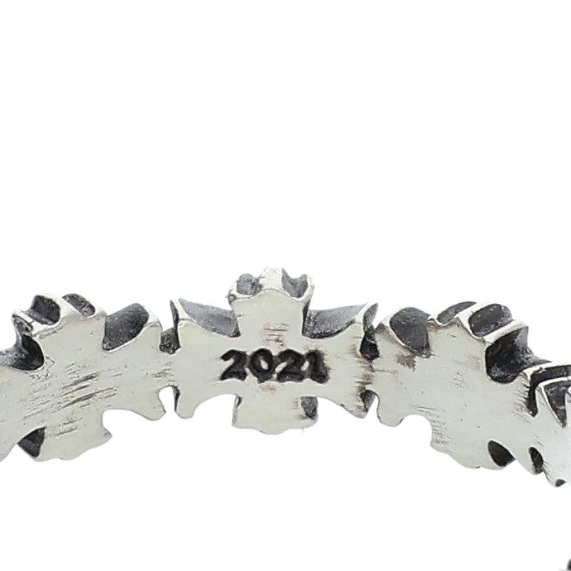 Chrome Hearts TINY E CH PLS BAND Silver Ring Size JP 9