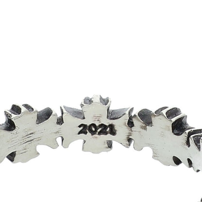 Chrome Hearts TINY E CH PLS BAND Silver Ring Size JP 9