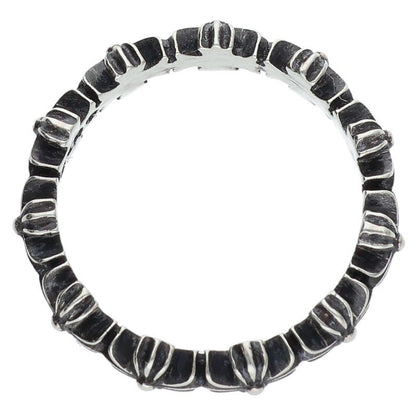 Chrome Hearts TINY E CH PLS BAND Silver Ring Size JP 9