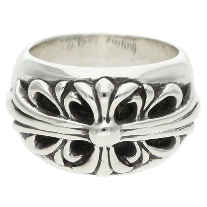 Chrome Hearts FLRL CRS Sterling Silver Ring Size 12.5