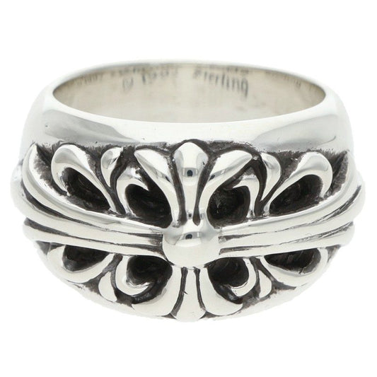 Chrome Hearts FLRL CRS Sterling Silver Ring Size 12.5