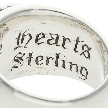 Chrome Hearts FLRL CRS Sterling Silver Ring Size 12.5