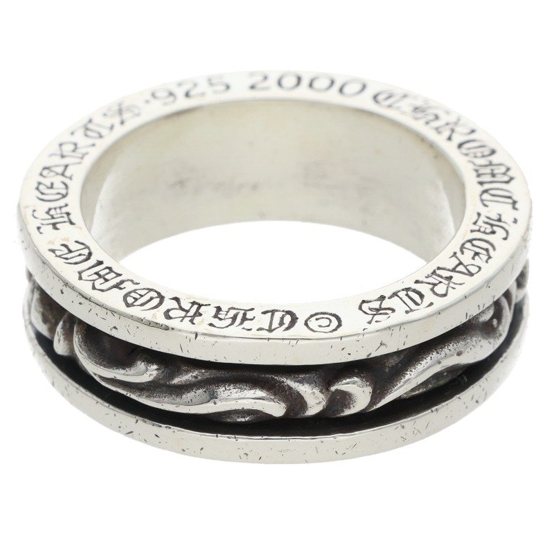 Chrome Hearts RING SPINNER SCROLL Silver Ring Size ONE SIZE