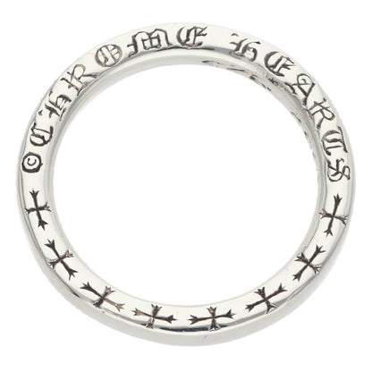 Chrome Hearts NTFL Sterling Silver Ring Size 16.5