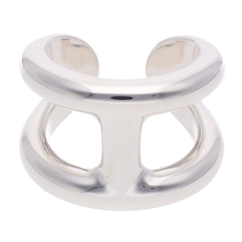 HERMES Osmose GM Sterling Silver Ring Size 55